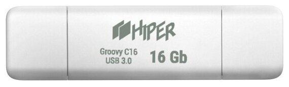 Накопитель HIPER USB3.0 + USB Type-C 16GB Groovy C16