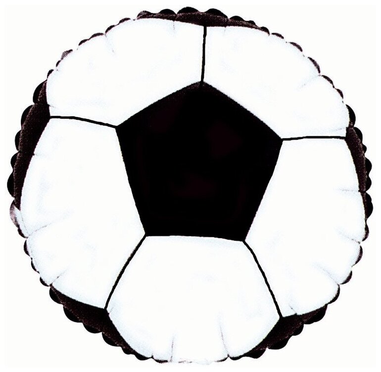 Воздушный шар фольгированный Flexmetal Футбольный мяч, 45см