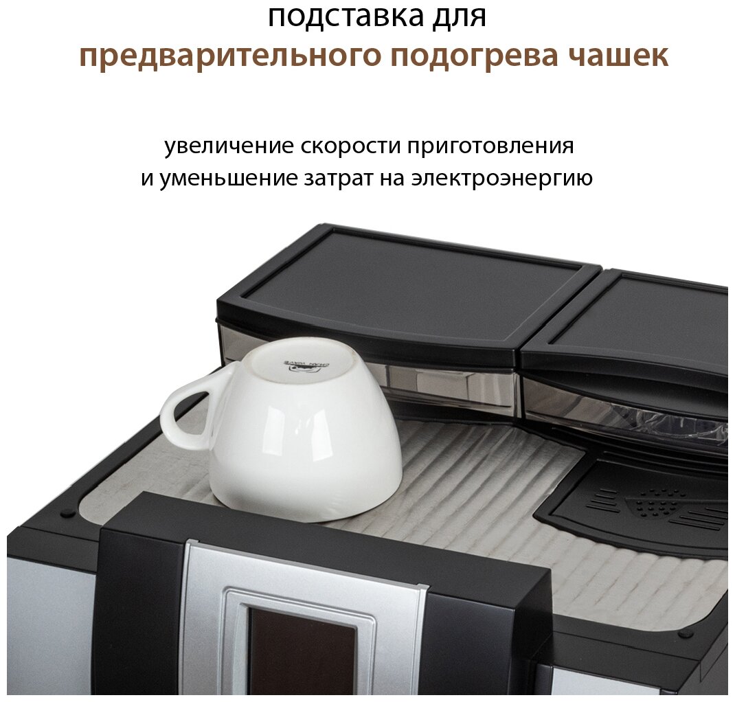 Кофемашина Pioneer CMA011, серебристый/черный - фотография № 5
