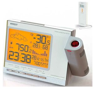 Проекционные часы с измерением температуры RST 32774