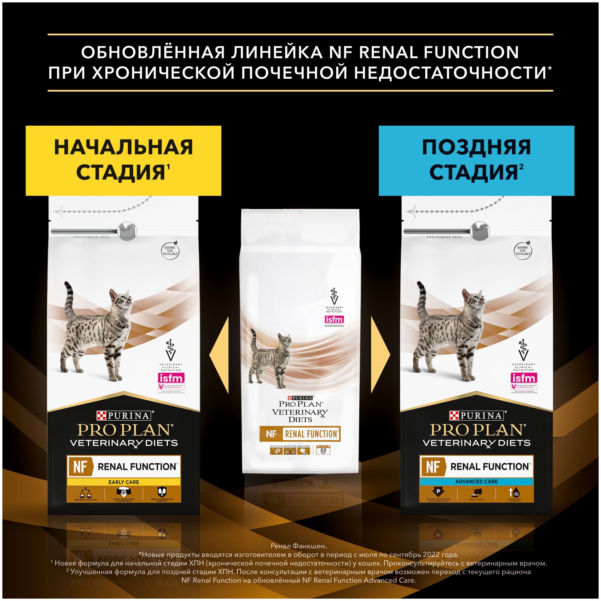 Сухой корм Purina Pro Plan Veterinary Diets NF Renal Function для кошек при патологии почек, поздняя стадия 350 г - фотография № 2