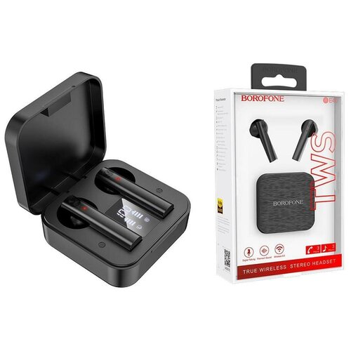 Беспроводные наушники BOROFONE BE40 Triumph TWS wireless earphonesl 35мм цвет черная 192000₽