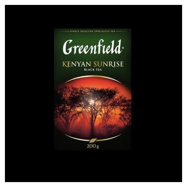 Чай черный листовой Greenfield Kenyan Sunrise, 200 г - фотография № 8