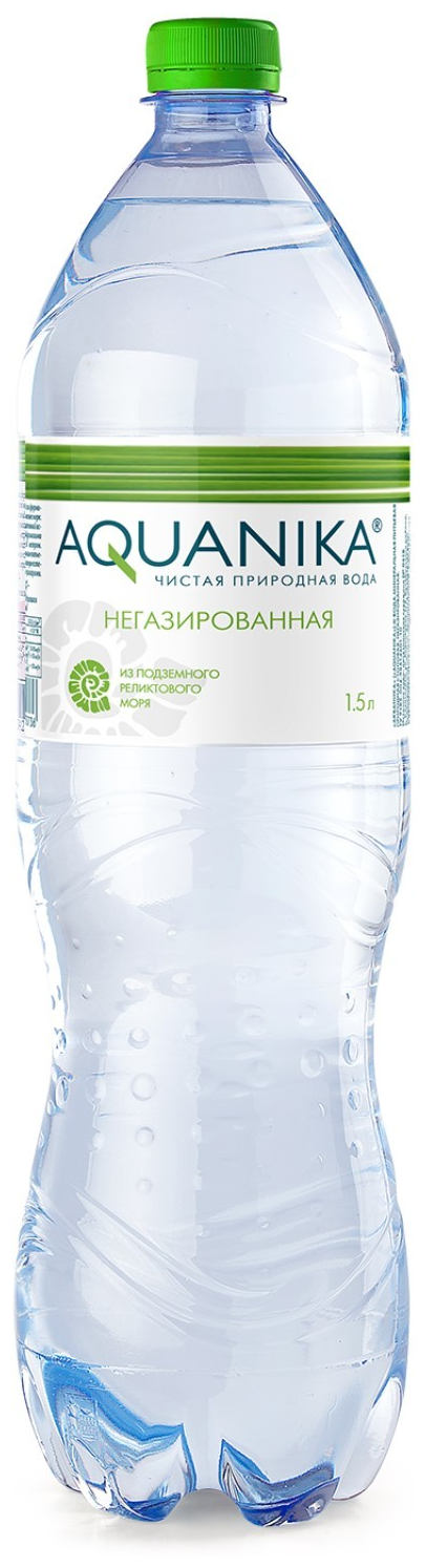 Aquanika Вода питьевая негазированная ПЭТ 1,5 л (6 шт.) - фотография № 3