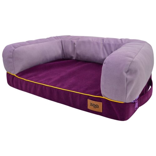 710322 лежанка диван Ампир мебельная ткань №2 69*52*18 см лиловыйбаклажан