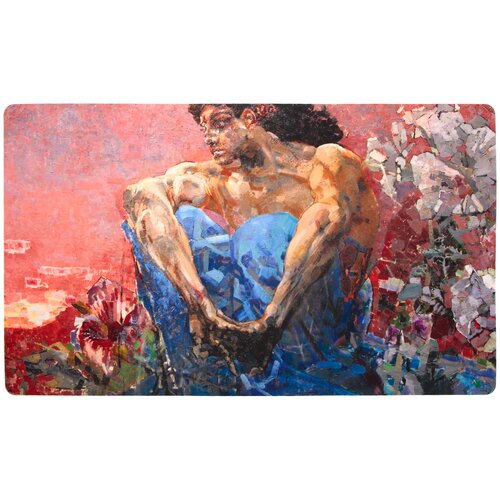 Игровой коврик для мыши и MTG MTGTRADE Демон 60x35 см с тканевым покрытием