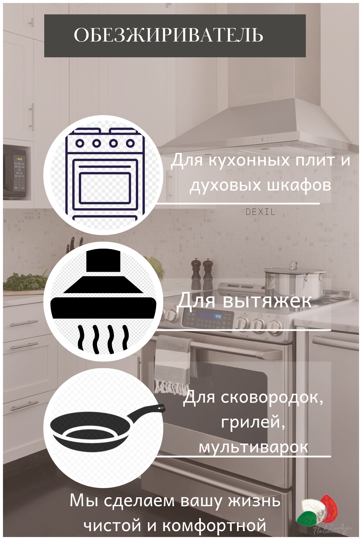 TRELL/Обезжириватель для уборки кухни/Чистящее средство для кухни/Антижир - фотография № 4