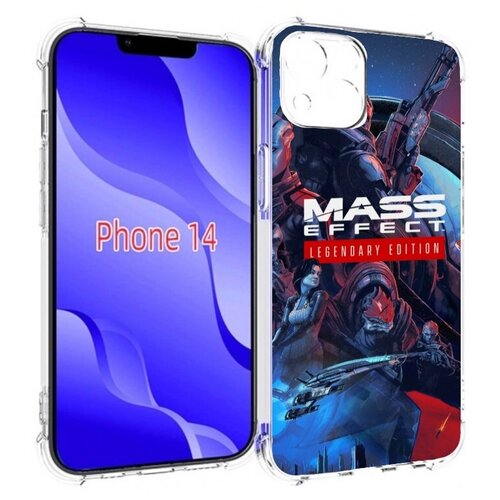 Чехол MyPads Mass Effect Legendary Edition для iPhone 14 (6.1) задняя-панель-накладка-бампер mass effect legendary edition [ps4]