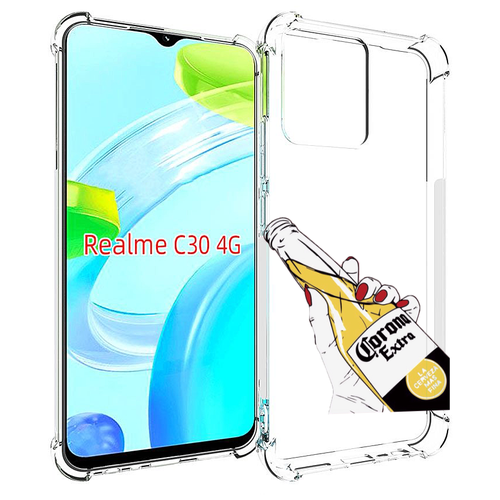 чехол mypads не нужна корона для realme c30 4g narzo 50i prime задняя панель накладка бампер Чехол MyPads корона екстра для Realme C30 4G / Narzo 50i Prime задняя-панель-накладка-бампер