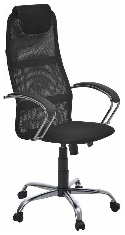 Кресло для руководителя Экспресс офис Бун хром, обивка: текстиль