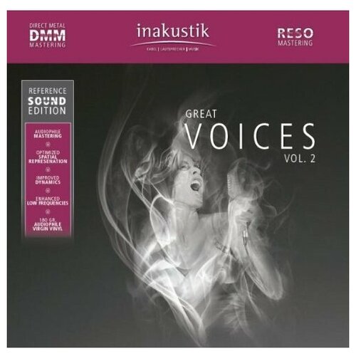 Виниловая пластинка Inakustik 01675021 Great Voices, Vol. II (2LP) пластинка inakustik 01675041 great guitar tunes 2lp