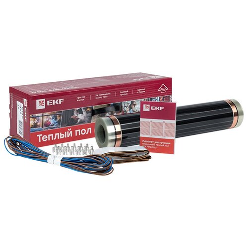 EKF Комплект Теплый пол пленка 1760Вт 8кв м шир 05м инфракрасный EKF Ik-220-176005-8 10102₽