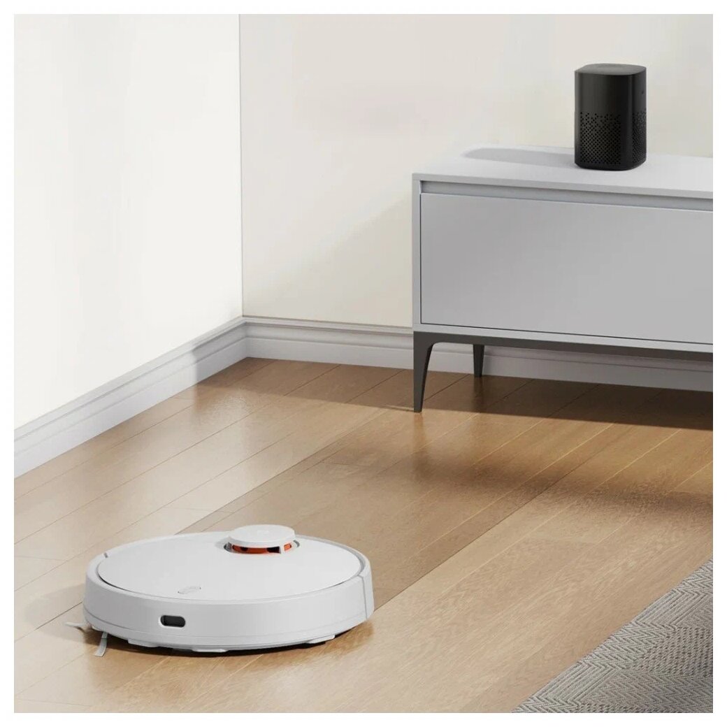 Робот-пылесос Xiaomi Mijia Sweeping Vacuum Cleaner 3C, белый,+переходник в подарок, CN - фотография № 11