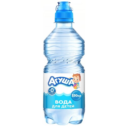Детская вода Агуша, c рождения (спорт), 0.33 кг