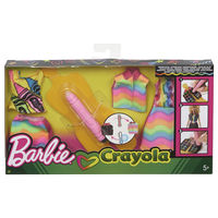 Barbie Набор Crayola раскрась наряды, FHW86