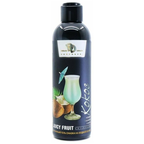 БиоМед Интимный гель на водной основе JUICY FRUIT с ароматом кокоса - 200 мл.