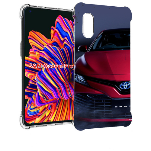 Чехол MyPads toyota тойота 1 для Samsung Galaxy Xcover Pro 1 задняя-панель-накладка-бампер