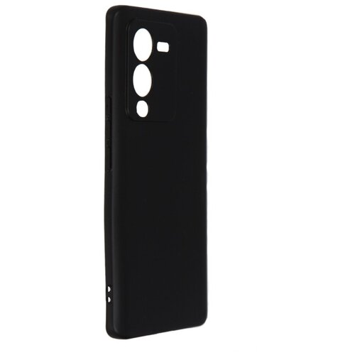 DF / Силиконовый чехол для телефона Vivo V25 Pro на смартфон Виво В25 Про DF vCase-13 (black) / черный