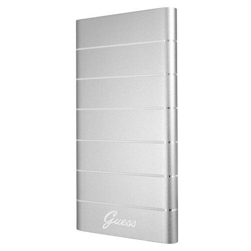 Внешний аккумулятор GUESS Aluminum Stripes 5000 mah серебристый 159000₽