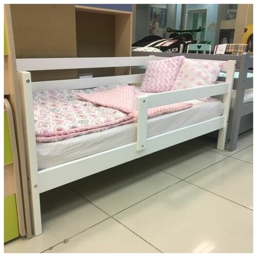Кровать детская Софа размер 180*90 белая + Матрас DreamTex 180*90*11