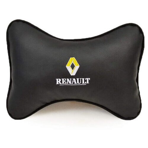 Подушка на подголовник из эко-кожи Renault, Auto Premium 37014 (М014)