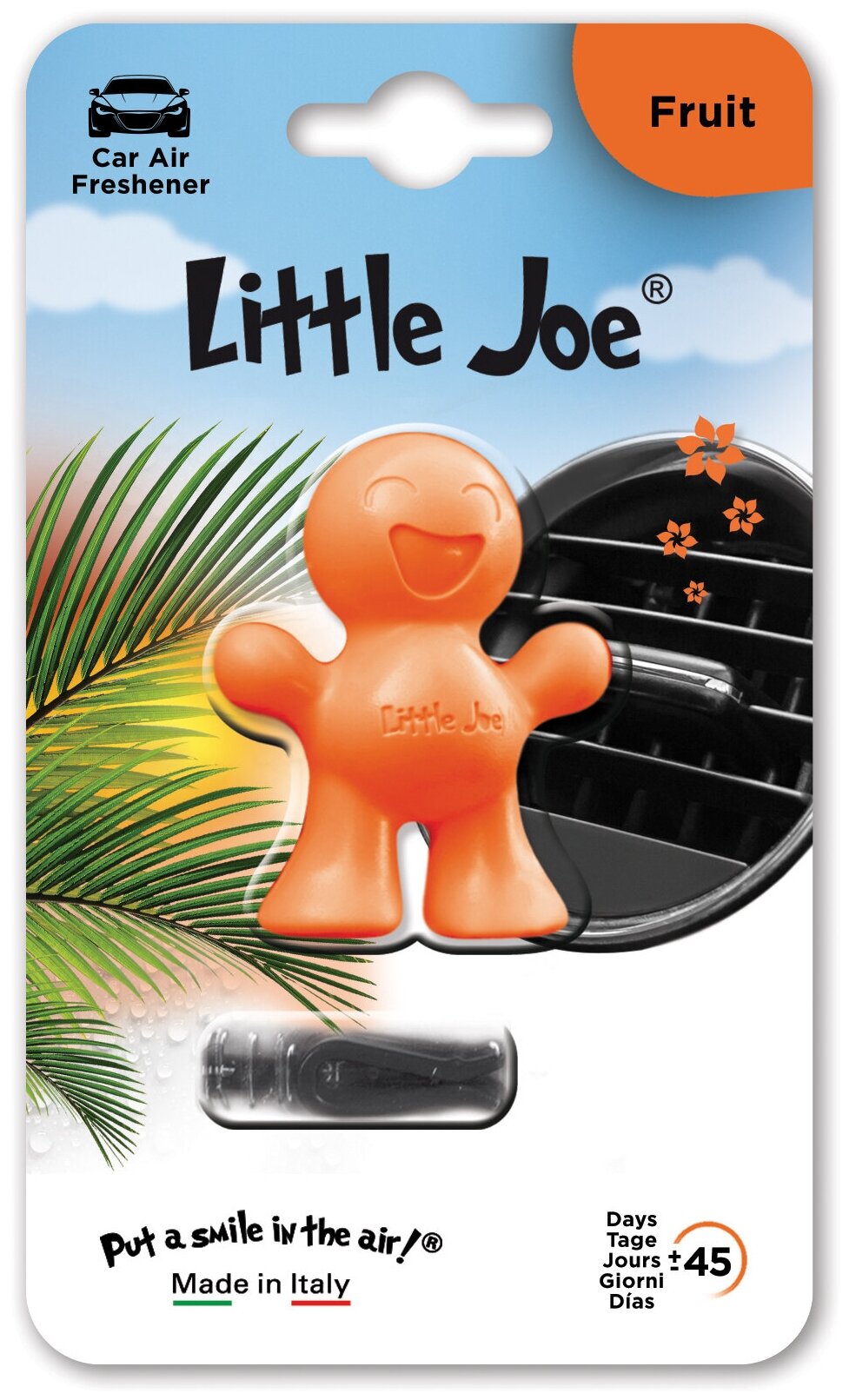 Ароматизатор в дефлектор улыбающийся человечек Little Joe Classic Fruit, Фрукты