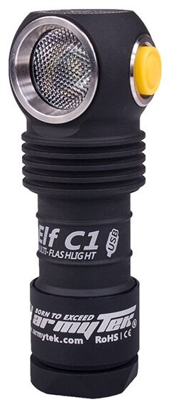 Фонарь Armytek Elf C1 Micro-USB холодный свет + 18350 Li-Ion (1000mAh)