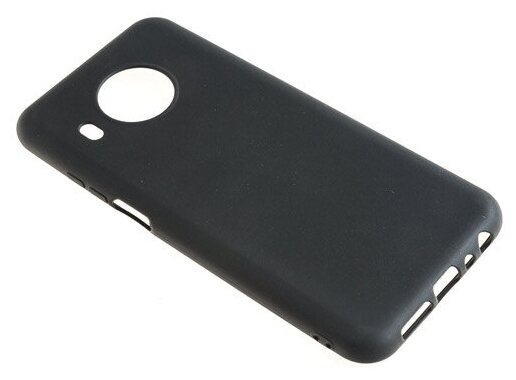 Силиконовый чехол TPU Case матовый для Nokia X20 черный