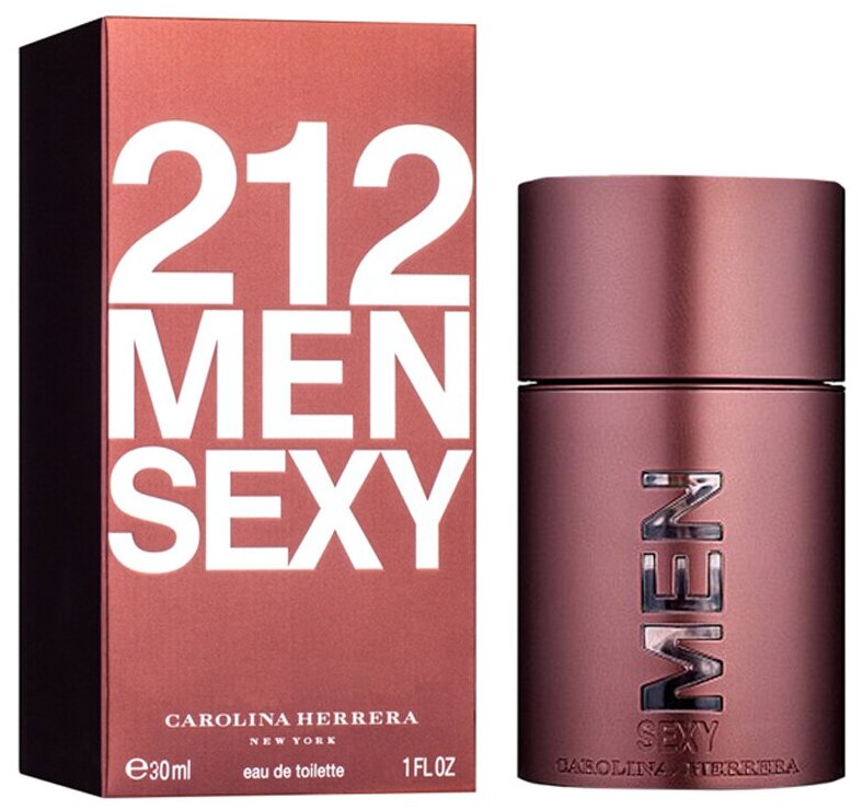 Carolina Herrera, 212 Sexy Men, 30 мл, туалетная вода мужская