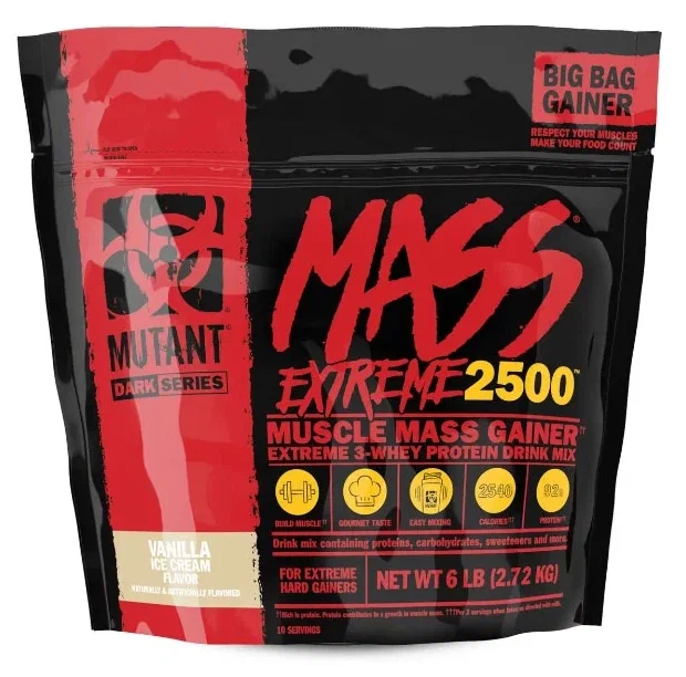 Mutant Mass Extreme 2500 (2720 гр) (ванильное мороженое)