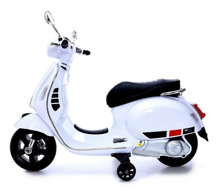 Электромотоцикл детский КНР Скутер, цвет белый (DP-07)
