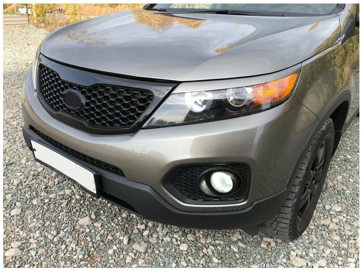 Реснички на фары KIA SORENTO 2009-2012