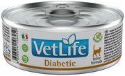 Влажный корм для кошек ​Farmina Vet Life Diabetic, при сахарном диабете 12 шт. х 85 г