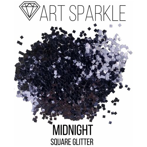 Глиттер серии Square Glitter Midnight, 25гр