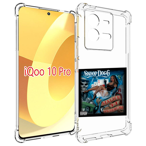 Чехол MyPads Snoop Dogg MALICE N WONDERLAND для Vivo iQOO 10 Pro задняя-панель-накладка-бампер