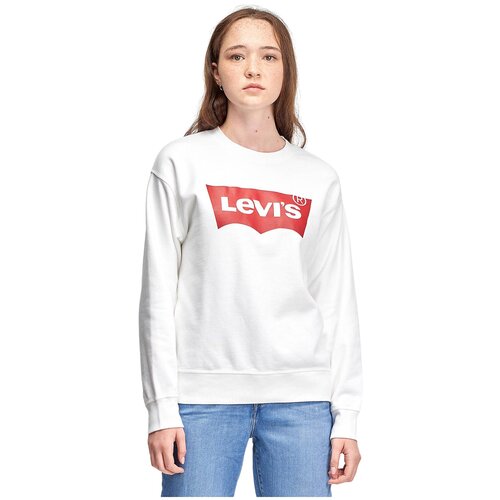 Свитшот Levi's Graphic Standard Crew, размер S, белый