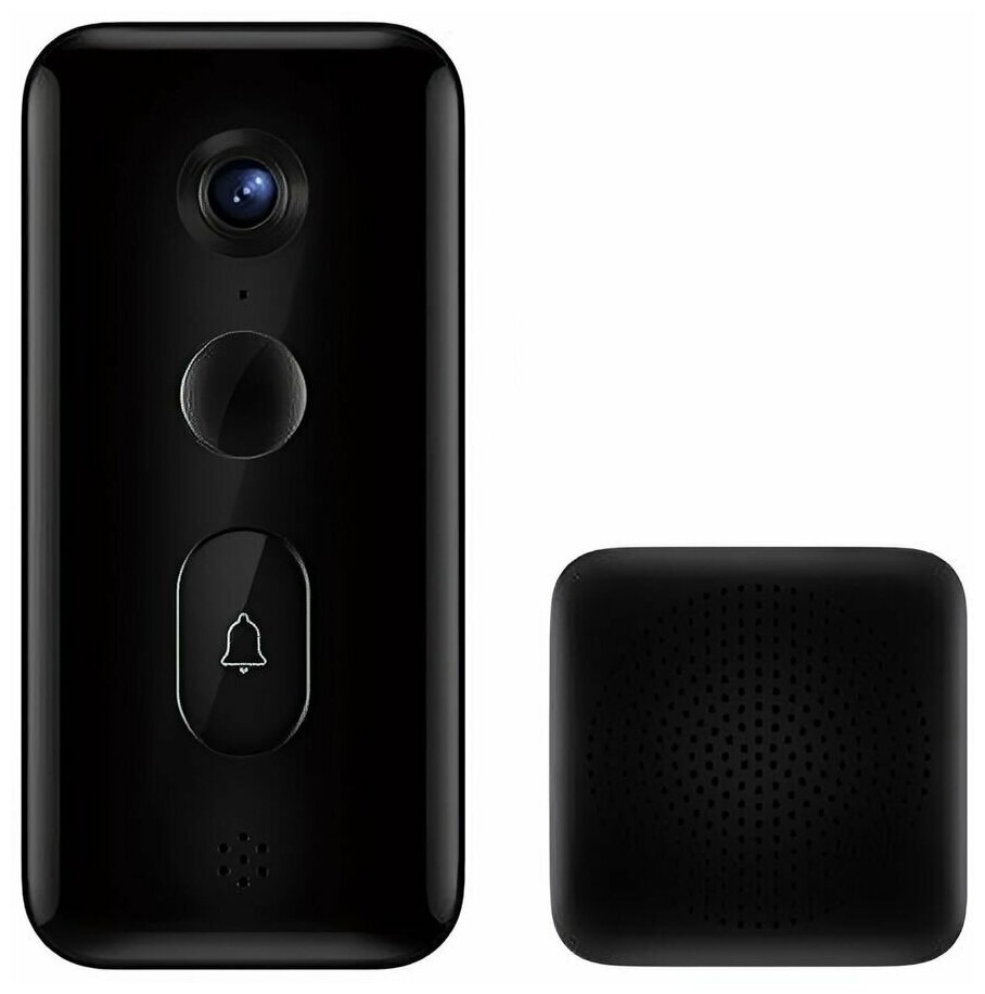Видеозвонок Xiaomi Smart Doorbell 3, черный [bhr5416gl] - фотография № 2