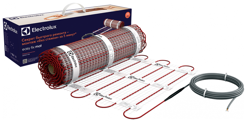 Теплый пол электрический Electrolux Eco mat EEM 2-150-2,5, 500 x 50 см, 150 Вт/м² - фотография № 18