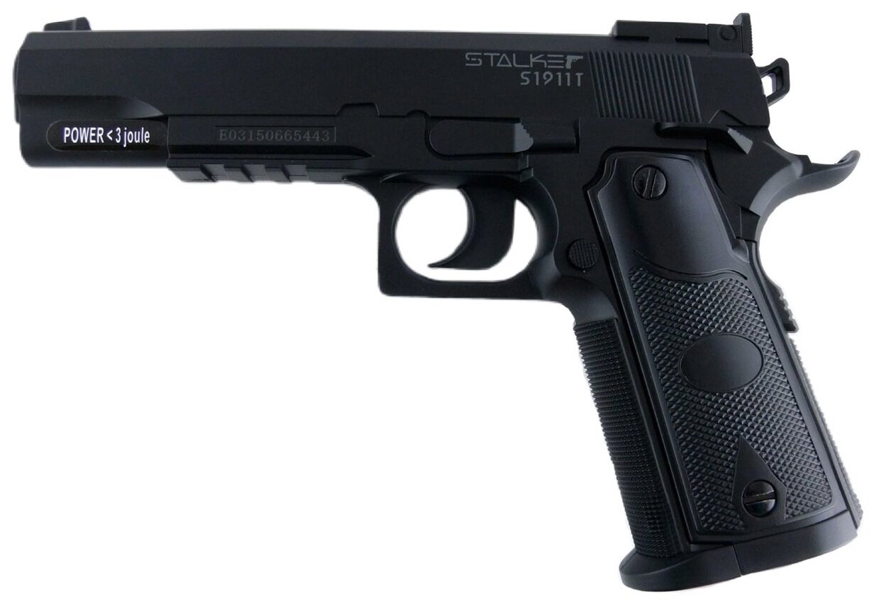 Пневматический пистолет Stalker S1911T (colt) 4,5 мм