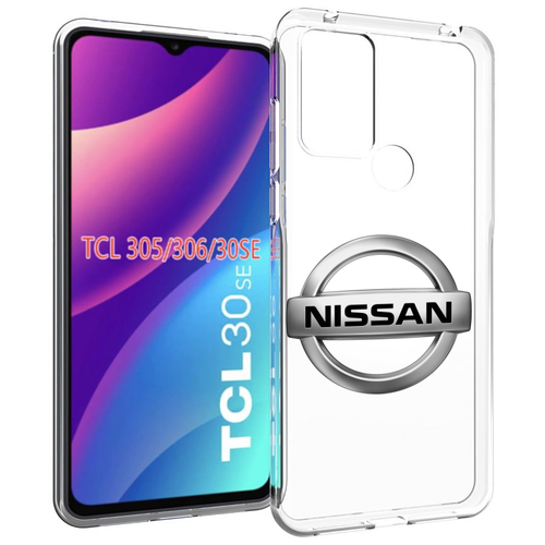 Чехол MyPads nissan-ниссан-3 мужской для TCL 30SE / TCL 305 / TCL 306 / TCL 30E задняя-панель-накладка-бампер