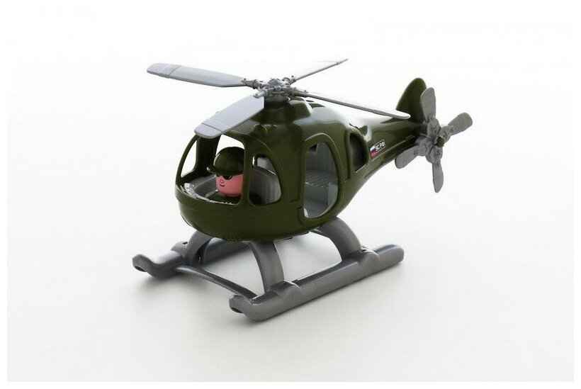 Вертолёт военный "Гром" (в коробке) 29х22х15,5 см. П-67661