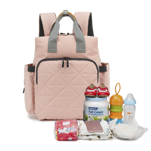 Рюкзак сумка для мамы Avebaby Essential, коралловый (женский, в роддом, на коляску, прогулочная, органайзер)