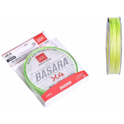 леска плетёная lucky john basara light green 150 021 Леска плетёная Lucky John Basara Light Green, 150/023