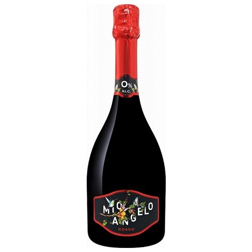 Вино игристое безалкогольное красное Casa Vinicola Costanza Mio Angelo Rosso 0.75 л