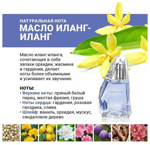 AVON парфюмерная вода Perceive for Her, 50 мл