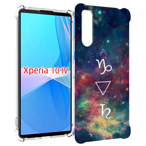 чехол mypads знак зодиака козерог 5 для sony xperia 5 iv 5 4 задняя панель накладка бампер Чехол MyPads знак зодиака козерог 5 для Sony Xperia 10 IV (10-4) задняя-панель-накладка-бампер