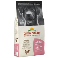 Almo Nature Для щенков средних пород с курицей, Holistic Medium Puppy&Chicken 2кг