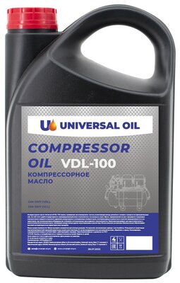 Масло компрессорное Universal Oil VDL-100, 4 л