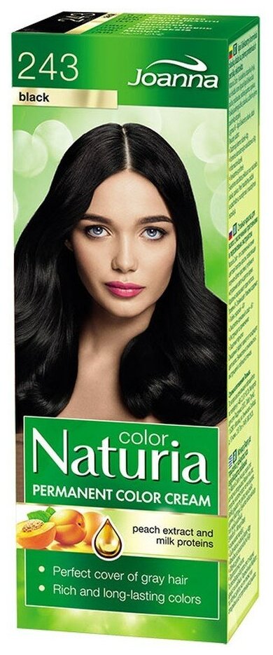 Joanna Naturia Color, 243 черная сирень