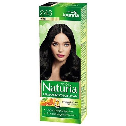 Joanna Naturia Color, 243 черная сирень joanna краска для волос joanna naturia color тон 243 черная сирень